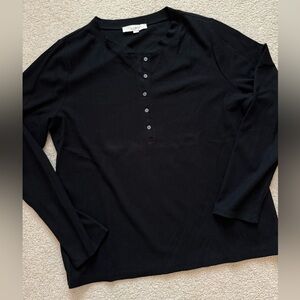 LOFT Waffle Knit Henley